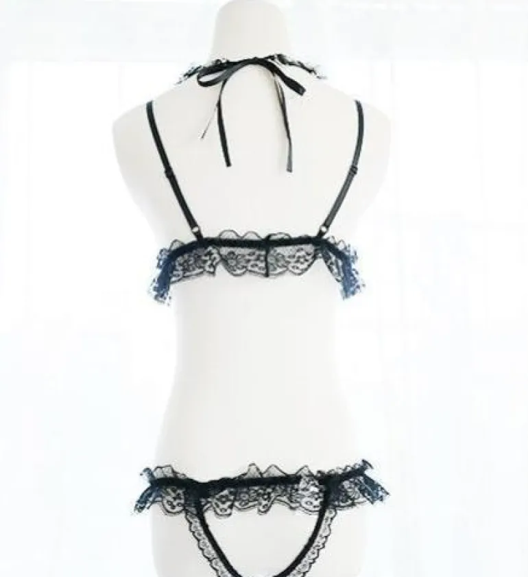 Lace Harness Lingerie Set