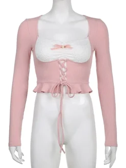 Lace Knit Princess Sweater