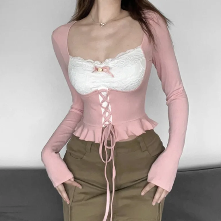 Lace Knit Princess Sweater