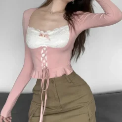 Lace Knit Princess Sweater