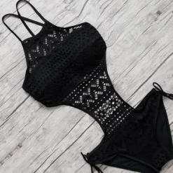 Lace One Piece Swimsuit