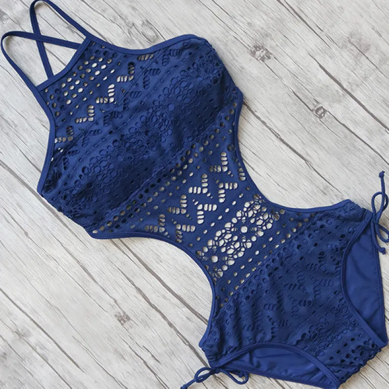 Lace One Piece Swimsuit