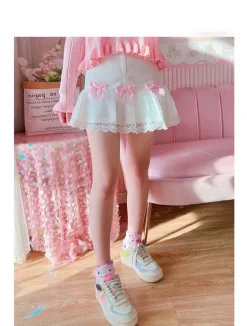 Lace Ribbon Lolita Skirt
