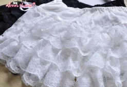 Lace Ruffled Bloomer Shorts