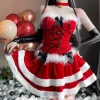 Lace Up Santa Dress + Costume