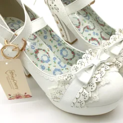 Lacy Corset High Heels