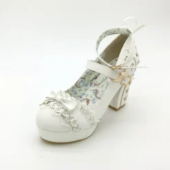 Lacy Corset High Heels
