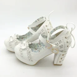 Lacy Corset High Heels