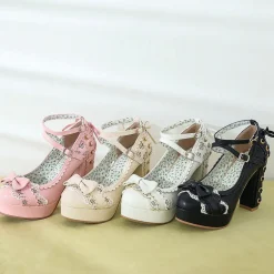 Lacy Corset High Heels