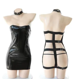 Latex Goddess Bodycon Dress