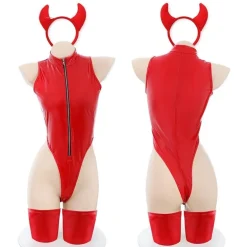 Latex Red Devil Cosplay