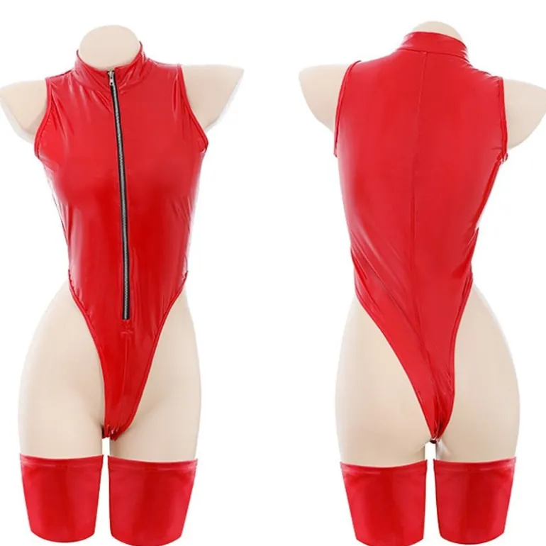 Latex Red Devil Cosplay