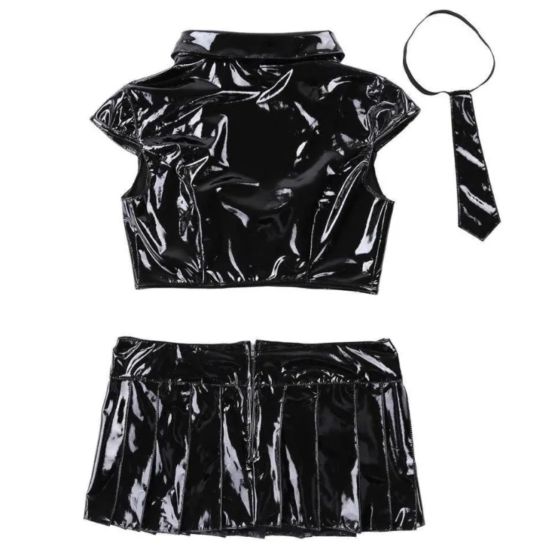 Latex School Girl Outfit