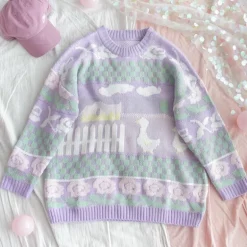 Lavender Farm Pullover