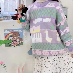 Lavender Farm Pullover