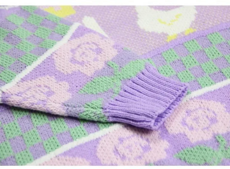 Lavender Farm Pullover