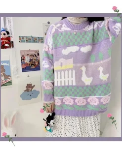 Lavender Farm Pullover