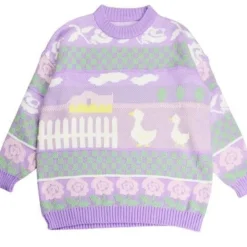 Lavender Farm Pullover