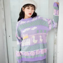 Lavender Farm Pullover