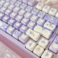 Lavender Penguin Full Key Cap Set