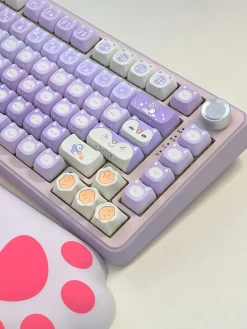 Lavender Penguin Full Key Cap Set