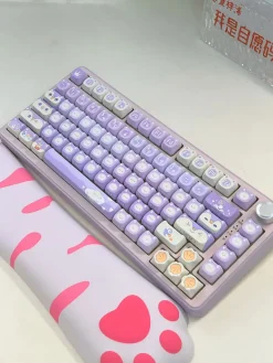 Lavender Penguin Full Key Cap Set