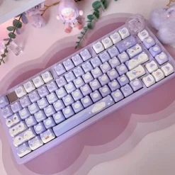 Lavender Penguin Full Key Cap Set