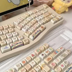 Lavender Penguin Full Key Cap Set