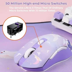Lavender Skies Wireless Gaming Mouse