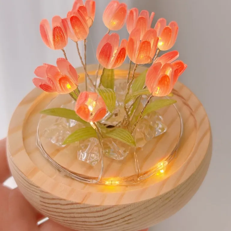 LED Tulip Nightlight Globe