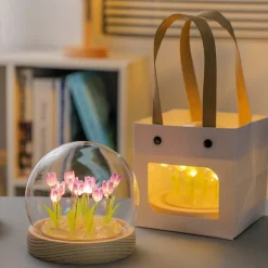LED Tulip Nightlight Globe