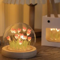 LED Tulip Nightlight Globe