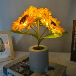Light-Up Sunflower Desk Lamp
