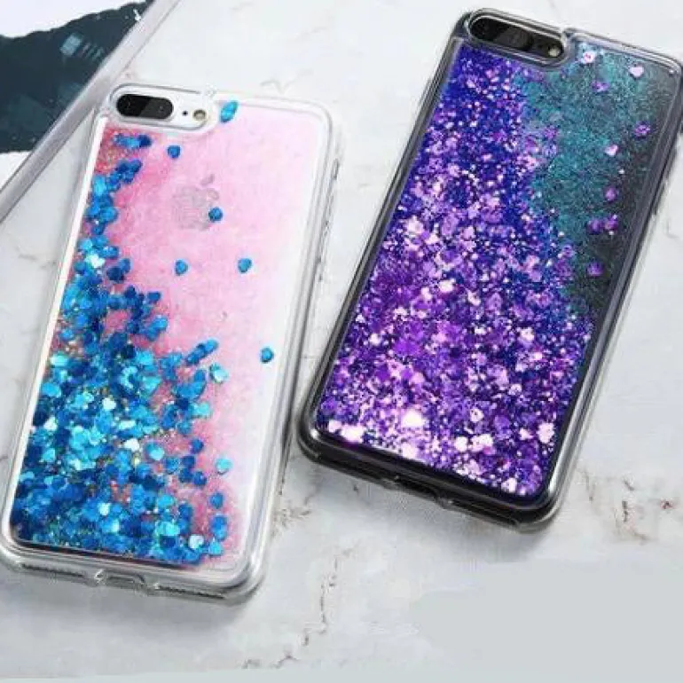Liquid Glitter Phone Cases