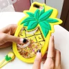 Liquid Glitter Pineapple Case