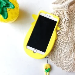 Liquid Glitter Pineapple Case
