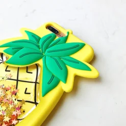 Liquid Glitter Pineapple Case