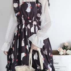 Little Bun Suspender Dress