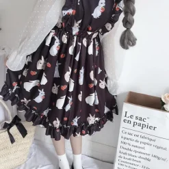 Little Bun Suspender Dress