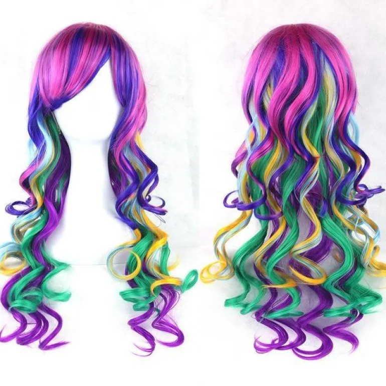 Long Cotton Candy Wig