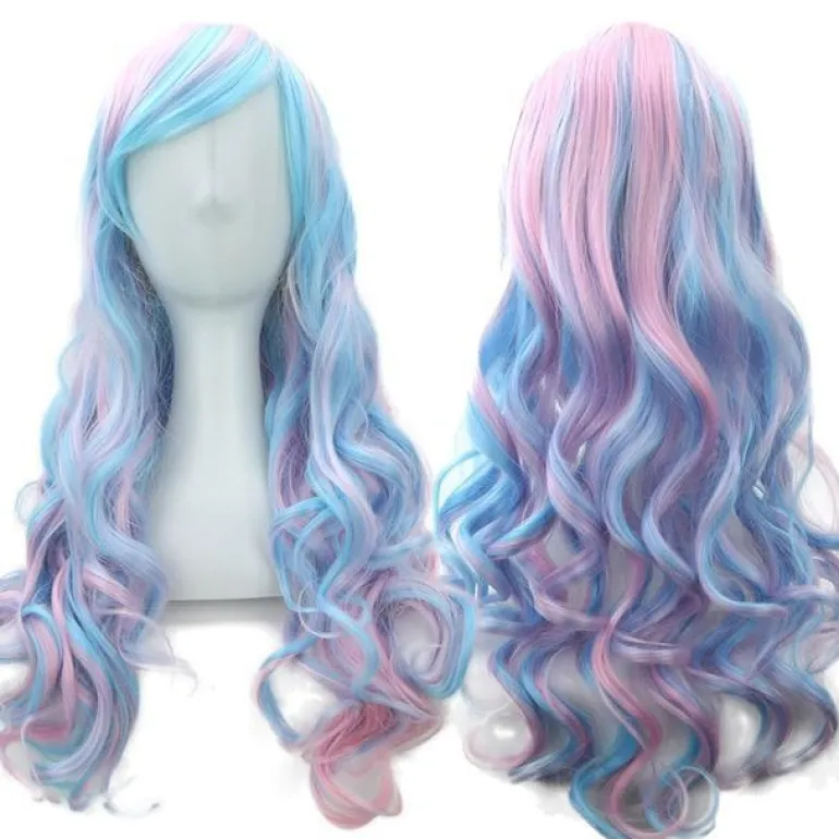 Long Cotton Candy Wig