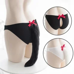 Long Kitten Tail Panties