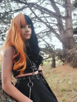 Long Split Halloween Cosplay Wig