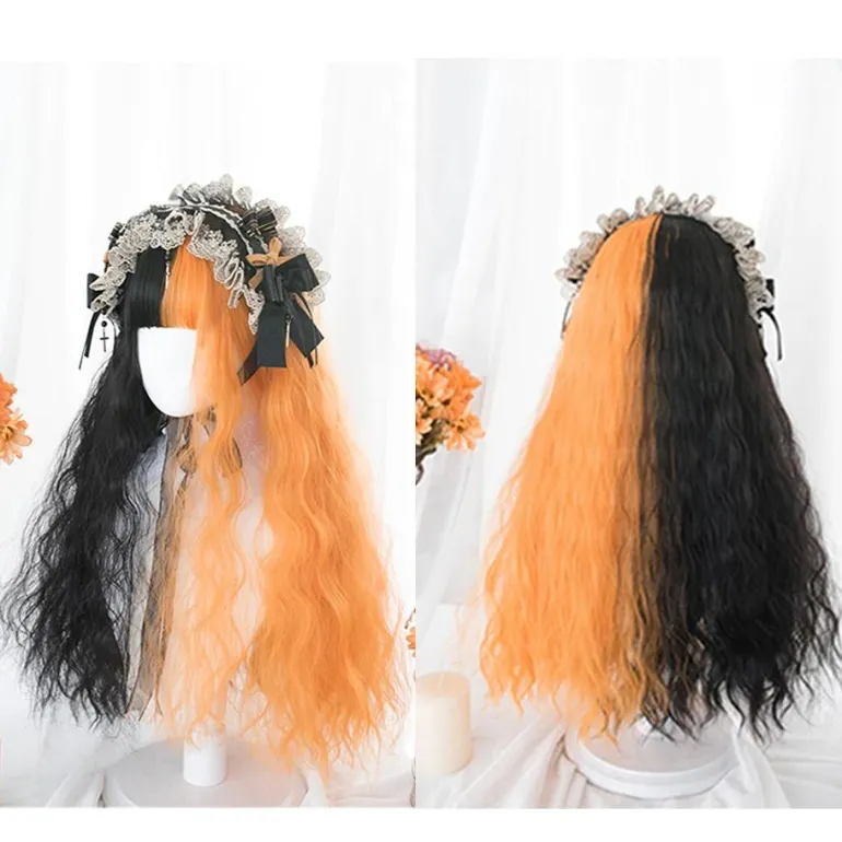 Long Split Halloween Cosplay Wig