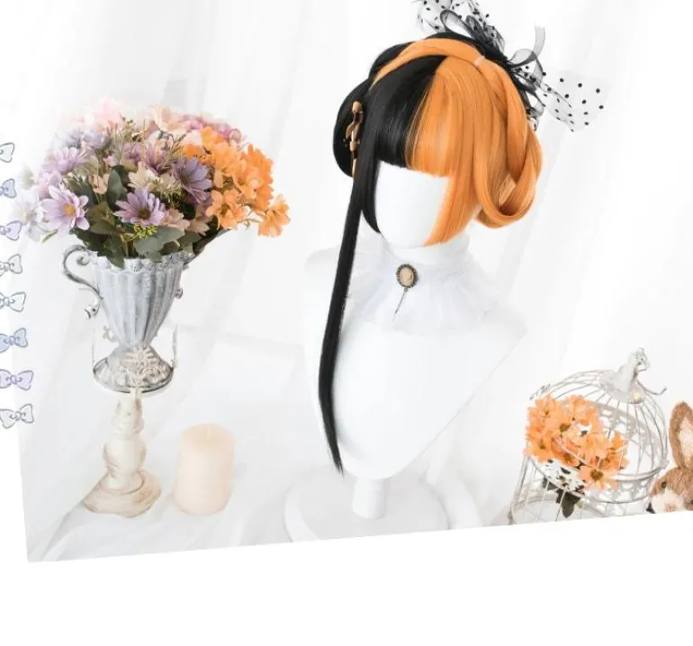 Long Split Halloween Cosplay Wig