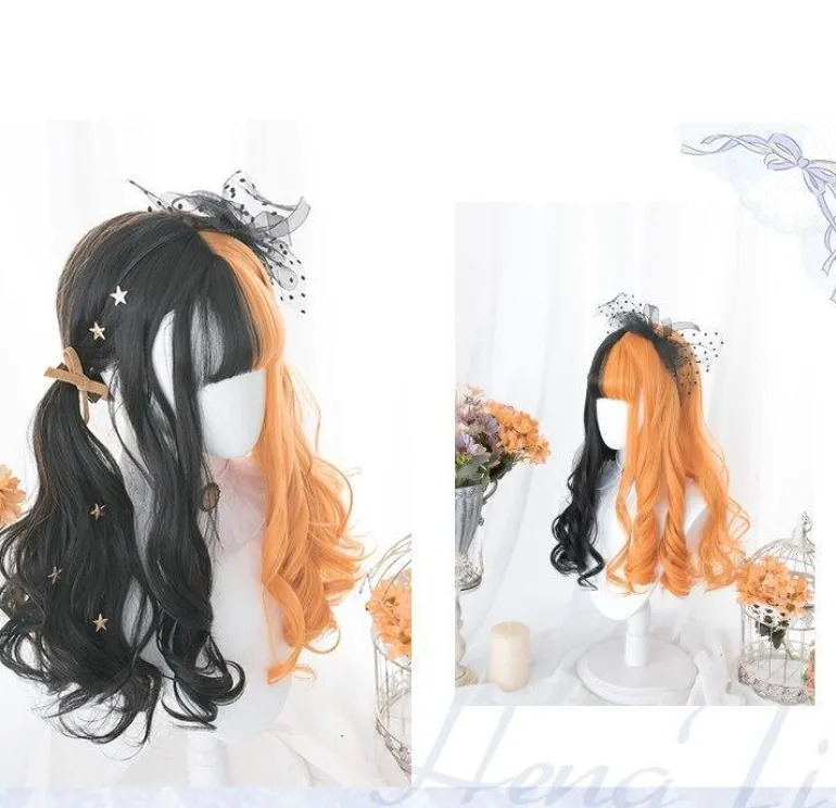 Long Split Halloween Cosplay Wig