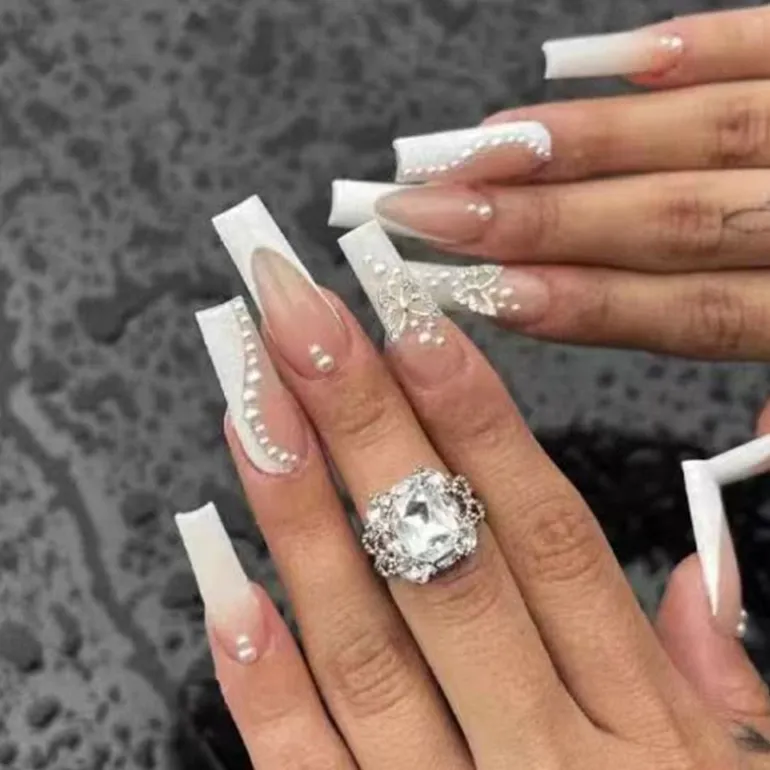 Long Square Press On Nails