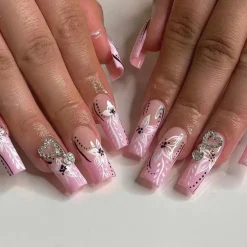 Long Square Press On Nails
