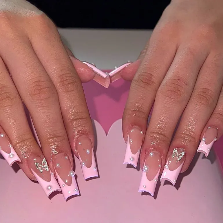 Long Square Press On Nails
