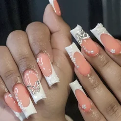 Long Square Press On Nails